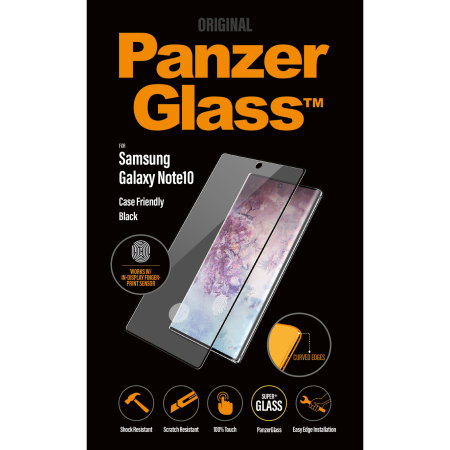Protector de pantalla para Samsung Galaxy Note 10 PanzerGlass - Negro