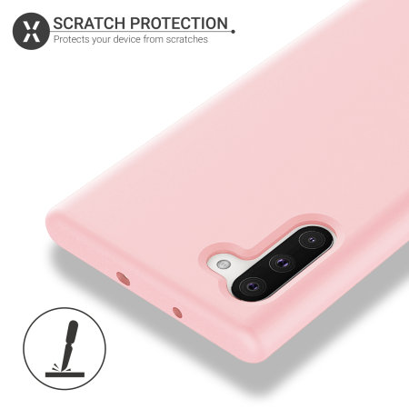 Olixar Samsung Galaxy Note 10 Soft Silicone Case - Pastel Pink