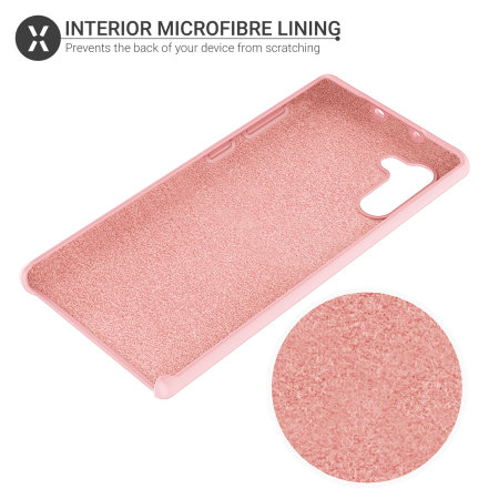 Olixar Samsung Galaxy Note 10 Soft Silicone Case - Pastel Pink