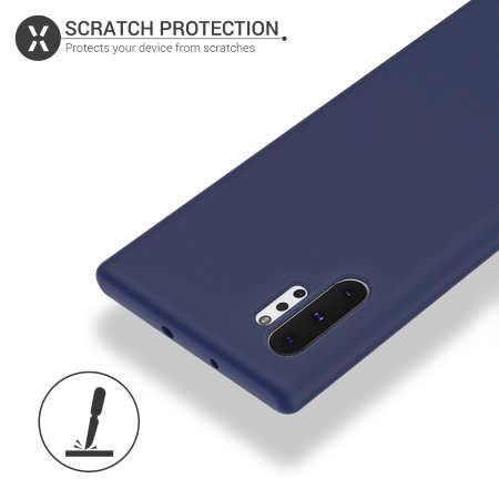 Olixar Samsung Galaxy Note 10 Plus Soft Silikonhülle - Midnight Blue