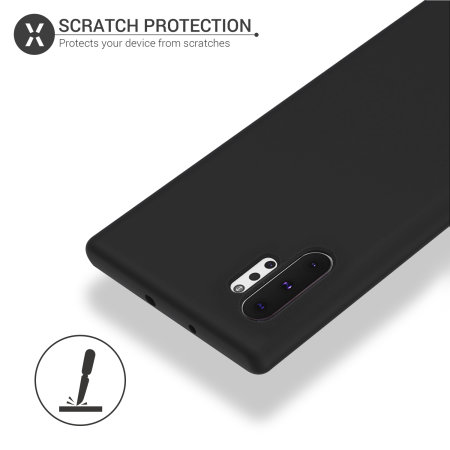 Olixar Samsung Galaxy Note 10 Plus Myk Silikonetui - Svart