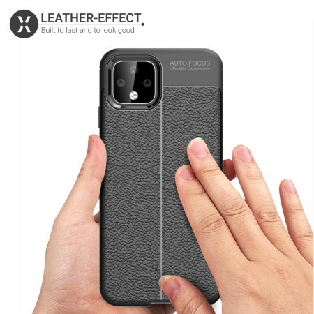 Olixar Attache Google Pixel 4 Leather-Style Case - Black