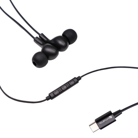 4Smarts Active In-Ear Stereo Headset Melody USB-C for Note 10 - Black