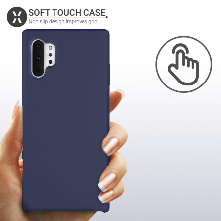 Olixar Galaxy Note 10 Plus 5G Soft Silikonhülle - Mitternachtsblau