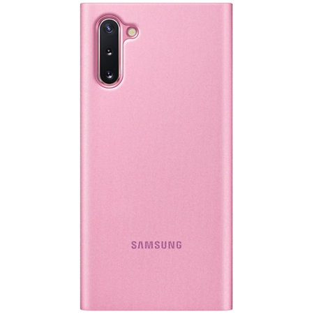 Official Samsung Galaxy Note 10 Plus Clear View Case - Pink
