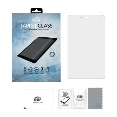 Eiger 2.5D Samsung Galaxy Tab A 8.0 Glass Screen Protector - Clear