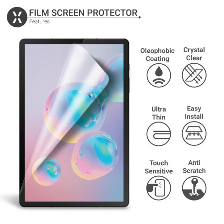 Olixar Samsung Galaxy Tab S6  Film Screen Protector 2-in-1 Pack