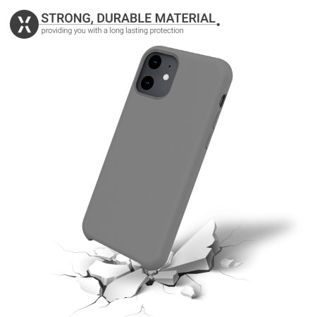Olixar Soft Silicone iPhone 11 Case - Grey