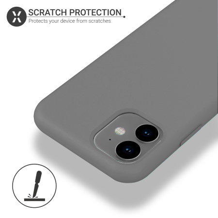 Olixar Soft Silicone iPhone 11 Case - Grijs