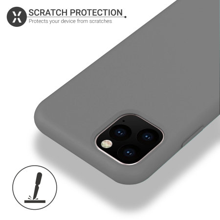 Olixar Soft Silicone iPhone 11 Pro Case - Grey