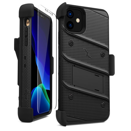 Zizo Bolt Series iPhone 11 Tough Case & Screen Protector - Black