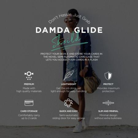 Coque iPhone 11 VRS Design Damda Glide Shield – Blanc / marbre