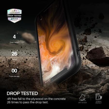 Funda iPhone 11 Pro Max VRS Design Damda Glide - Mármol Blanca