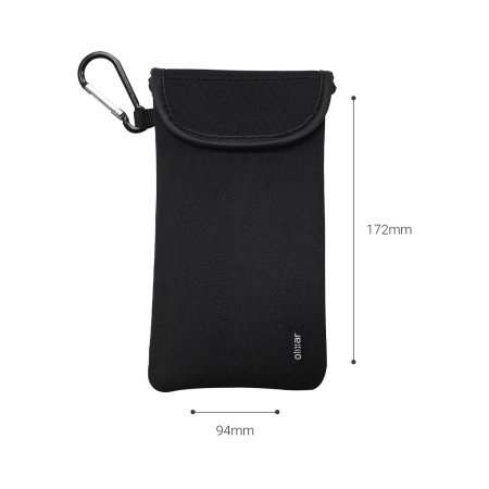 Olixar Neopren Universal Smartphone Tasche Tasche - Schwarz