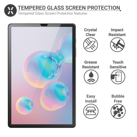 Olixar Samsung Galaxy Tab S6 Tempered Glass Screen Protector