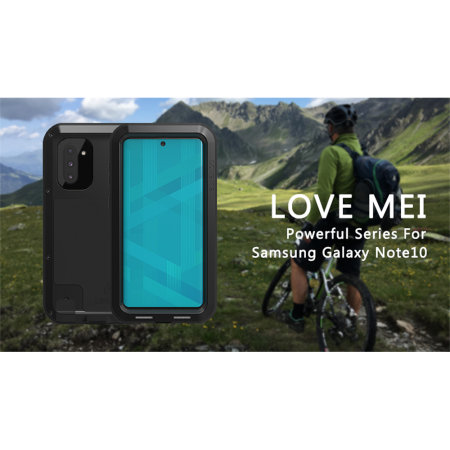 Love Mei Powerful Samsung Note 10 Protective Case - Black
