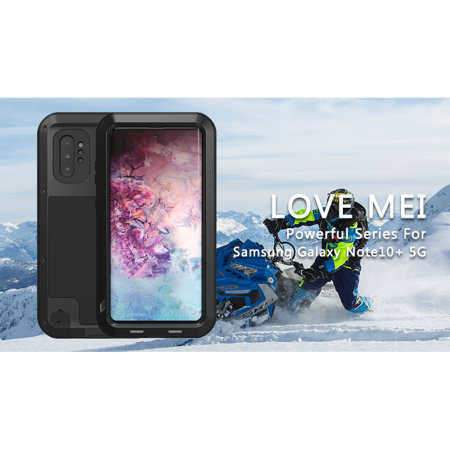 Love Mei Powerful Samsung Note 10 Plus Protective Case - Black