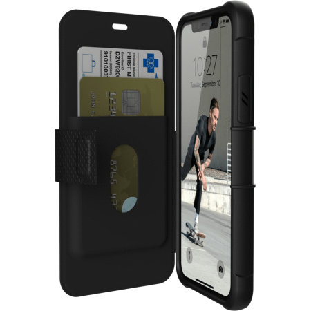 Coque iPhone 11 Pro UAG Metropolis portefeuille – Noir