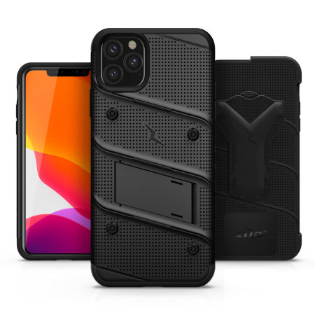 Zizo Bolt Series iPhone 11 Pro Max Case & Screen Protector - Black