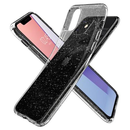 Coque iPhone 11 Spigen Liquid Crystal Glitter – Cristal de Quartz