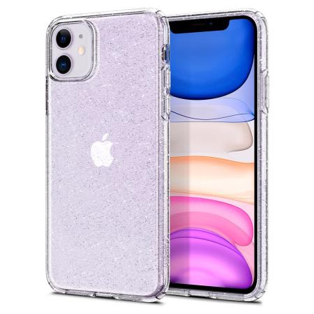 Coque iPhone 11 Spigen Liquid Crystal Glitter – Cristal de Quartz