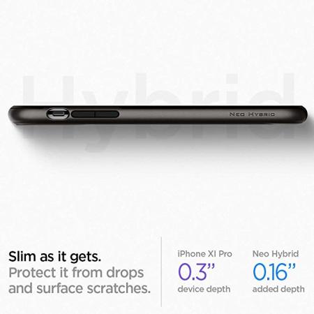 Spigen Neo Hybrid iPhone 11 Pro Max Case - Gunmetal