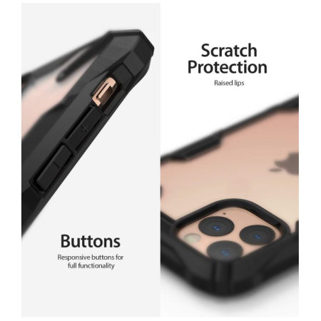 Coque iPhone 11 Pro Ringke Fusion X – Noir