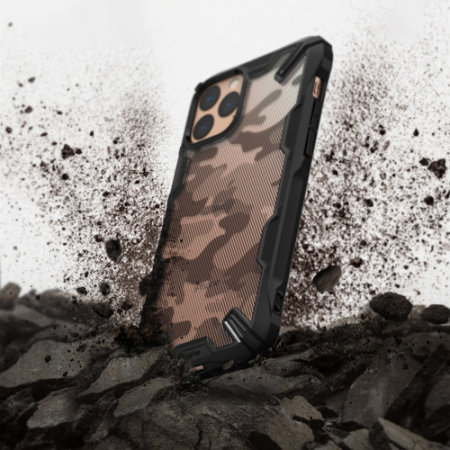 Rearth Ringke Fusion X iPhone 11 Pro Max Deksel - Camo Svart