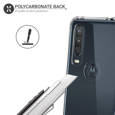Olixar ExoShield Motorola One Action Case - Clear