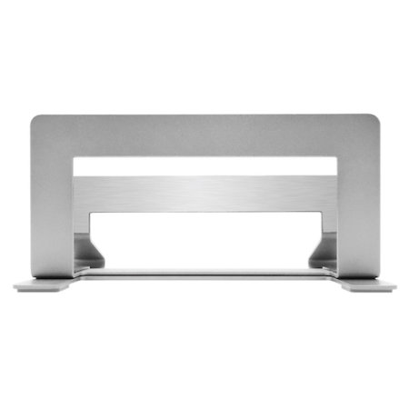 Macally Universal Vertical Laptop Stand 13"-17" - Aluminium Silver