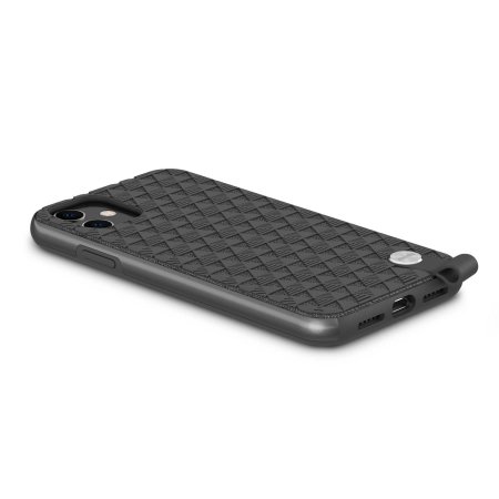 Coque iPhone 11 Moshi Altra ultra mince & dragonne – Noir