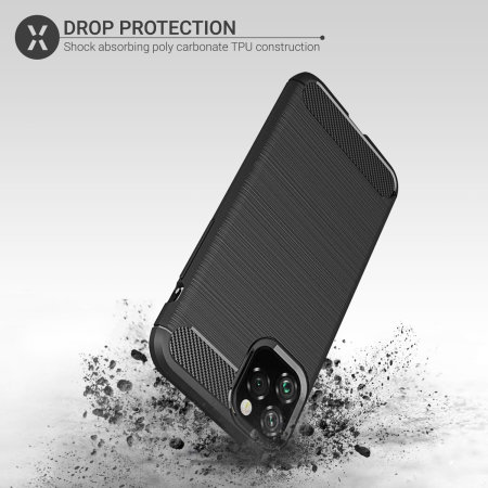Olixar Sentinel iPhone 11 Pro Case & Glass Screen Protector - Black