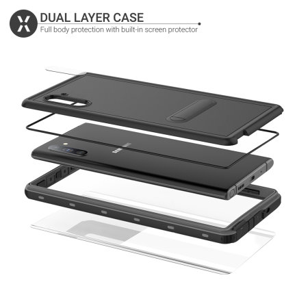 Olixar Terra 360 Samsung Galaxy Note 10 Protective Case - Black