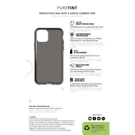 Tech21 Pure Tint iPhone 11 Pro Max Case - Carbon