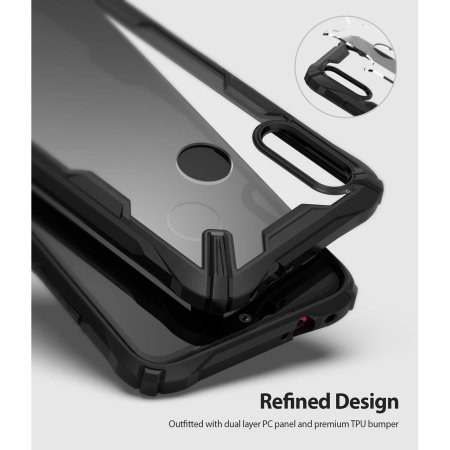 Coque Xiaomi Redmi Note 7 Ringke Fusion X – Noir