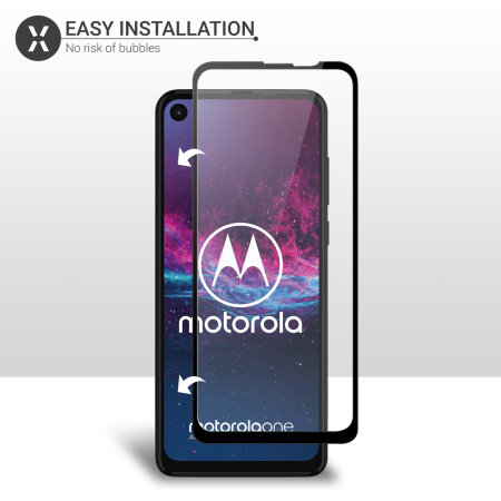 Olixar Motorola One Action Screenprotector van Gehard Glas