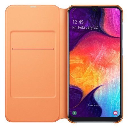 Official Samsung Galaxy A50s Wallet Flip Cover Case - White