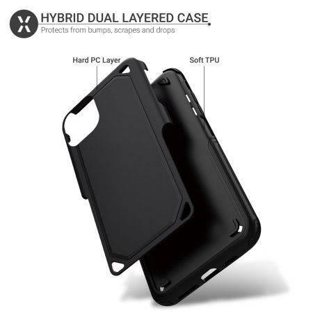 Olixar Fortis iPhone 11 Pro Tough Case - Black