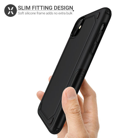Coque iPhone 11 Olixar Fortis ultra-robuste – Noir