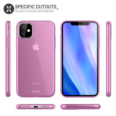 Olixar FlexiShield iPhone 11 Gel Case - Pink