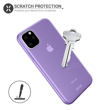 Olixar FlexiShield iPhone 11 Pro Max Gel Case - Purple