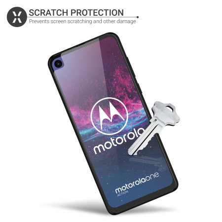 Olixar Motorola One Action Film Screen Protector 2-in-1 Pack