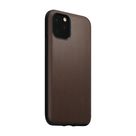 Nomad iPhone 11 Pro Max Rugged Horween Leather Case - Rustic Brown