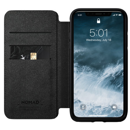 Coque iPhone 11 Nomad Folio en cuir Horween – Marron rustique