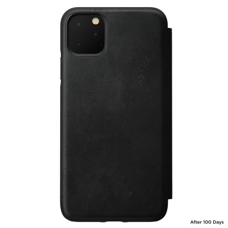 Nomad iPhone 11 Pro Max Rugged Folio Horween Leather Case - Black
