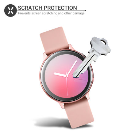 Olixar Samsung Galaxy Watch Active 2 Scratch-Resistant Screen Protector - 40mm