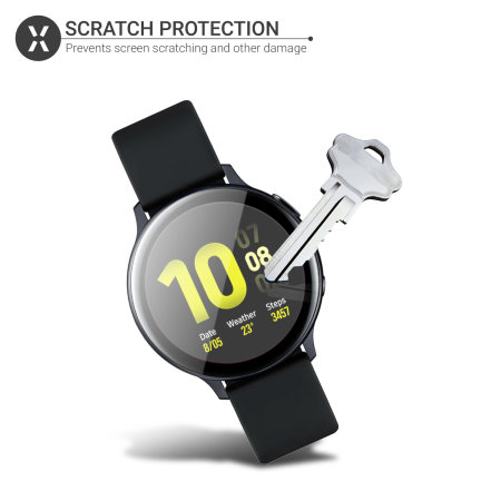 Olixar Samsung Galaxy Watch Active 2 Scratch-Resistant Screen Protector - 44mm