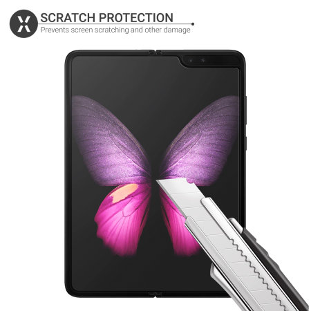 Olixar Samsung Galaxy Fold Film Screen Protector 2-in-1 Pack