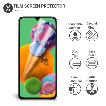 Olixar Samsung Galaxy A90 5G Film Screen Protector 2-in-1 Pack