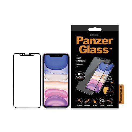 PanzerGlass iPhone 11 Glass Screen Protector - Black